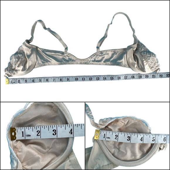 Ladies Sexy Front Closure Underwire Bra Beige - Picture 14 of 14
